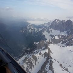 Flugwegposition um 05:57:38: Aufgenommen in der Nähe von Gemeinde Ramsau am Dachstein, 8972, Österreich in 3078 Meter